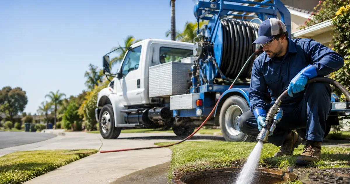 Hydro jet sewer cleaning Badger